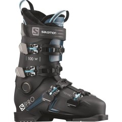 comparer et trouver le meilleur prix du chaussure de ski Salomon S/pro 100 w black/blue/scub noir/bleu taille 26/26.5 2021 sur Sportadvice