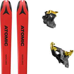 comparer et trouver le meilleur prix du ski Atomic Rando backland 65 ul + tlt speedfit 10 alu yellow/black rouge sur Sportadvice