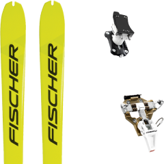 comparer et trouver le meilleur prix du ski Fischer Rando transalp rc carbon + speed turn 2.0 bronze/black jaune sur Sportadvice