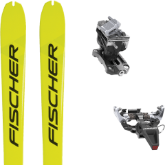 comparer et trouver le meilleur prix du ski Fischer Rando transalp rc carbon + speed radical silver jaune sur Sportadvice