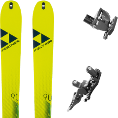 comparer et trouver le meilleur prix du ski Fischer Rando transalp 90 carbon + guide 12 noir jaune sur Sportadvice