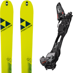 comparer et trouver le meilleur prix du ski Fischer Rando transalp 90 carbon + f12 tour epf black/anthracite jaune sur Sportadvice