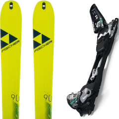comparer et trouver le meilleur prix du ski Fischer Rando transalp 90 carbon + f10 tour black/white jaune sur Sportadvice