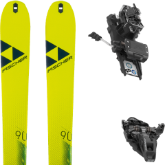 comparer et trouver le meilleur prix du ski Fischer Rando transalp 90 carbon + st rotation 10 90mm black ks jaune sur Sportadvice