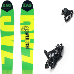 comparer et trouver le meilleur prix du ski Zag Rando ubac team + alpinist 9 black/ium vert/jaune sur Sportadvice