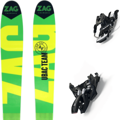 comparer et trouver le meilleur prix du ski Zag Rando ubac team + alpinist 9 long travel 90mm black/ium vert/jaune sur Sportadvice