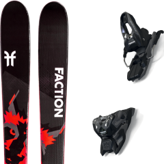 comparer et trouver le meilleur prix du ski Faction Alpin prodigy 0.5 + free ten id black/anthracite sur Sportadvice