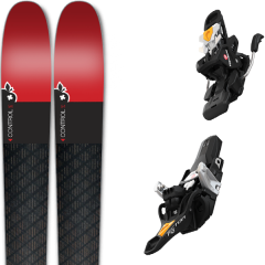 comparer et trouver le meilleur prix du ski Movement Rando control 5 axes carbon 18 + tecton 12 100mm noir/rouge 2019 sur Sportadvice