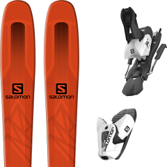 comparer et trouver le meilleur prix du ski Salomon Alpin qst 85 orange/black 19 + z12 b100 white/black orange/noir 2019 sur Sportadvice