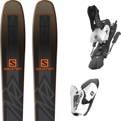 comparer et trouver le meilleur prix du ski Salomon Alpin qst 92 black/orange 19 + z12 b100 white/black noir/orange 2019 sur Sportadvice