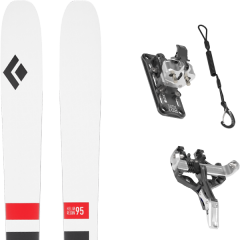 comparer et trouver le meilleur prix du ski Black Diamond Rando helio recon 95 + atk haute route 10 blanc/noir/rouge sur Sportadvice