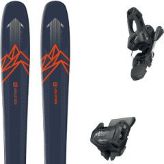 comparer et trouver le meilleur prix du ski Salomon Alpin qst 85 blue/orange + tyrolia attack 11 gw brake 90 l solid black bleu sur Sportadvice