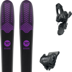 comparer et trouver le meilleur prix du ski Rossignol Alpin spicy 7 + tyrolia attack 11 gw brake 90 l solid black noir/violet sur Sportadvice