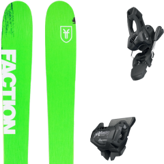 comparer et trouver le meilleur prix du ski Faction Alpin 1.0 x + tyrolia attack 11 gw brake 90 l solid black vert sur Sportadvice