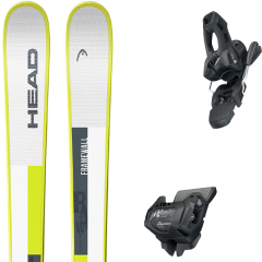 comparer et trouver le meilleur prix du ski Head Alpin frame wall wh/nyw + tyrolia attack 11 gw brake 90 l solid black blanc/jaune sur Sportadvice