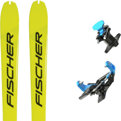 comparer et trouver le meilleur prix du ski Fischer Rando transalp rc carbon + atacco gara blue jaune sur Sportadvice