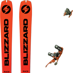 comparer et trouver le meilleur prix du ski Blizzard Rando zero g race + r121 orange sur Sportadvice
