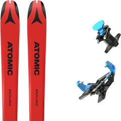 comparer et trouver le meilleur prix du ski Atomic Rando backland 65 ul + atacco gara blue rouge sur Sportadvice