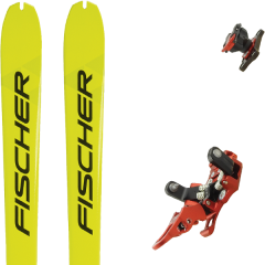 comparer et trouver le meilleur prix du ski Fischer Rando transalp rc carbon + r170 jaune sur Sportadvice