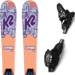 comparer et trouver le meilleur prix du ski K2 Alpin luv bug + fdt 4.5 black multicolore sur Sportadvice