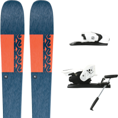 comparer et trouver le meilleur prix du ski K2 Alpin mindbender 90c + z12 b90 white/black bleu/orange sur Sportadvice