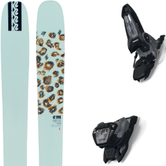 comparer et trouver le meilleur prix du ski K2 Alpin empress + jester 16 id black/gray multicolore sur Sportadvice