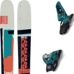 comparer et trouver le meilleur prix du ski K2 Alpin press + squire 11 id teal/black multicolore sur Sportadvice