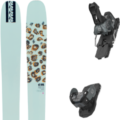 comparer et trouver le meilleur prix du ski K2 Alpin empress + warden mnc 13 n black/grey multicolore sur Sportadvice