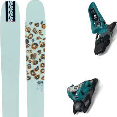 comparer et trouver le meilleur prix du ski K2 Alpin empress + squire 11 id teal/black multicolore sur Sportadvice