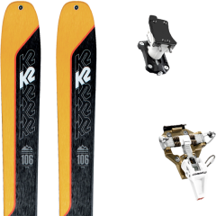 comparer et trouver le meilleur prix du ski K2 Rando wayback 106 + speed turn 2.0 bronze/black jaune/noir sur Sportadvice