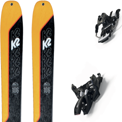 comparer et trouver le meilleur prix du ski K2 Rando wayback 106 + alpinist 12 long travel 105mm black/ium jaune/noir sur Sportadvice
