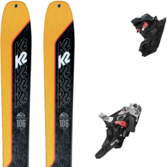 comparer et trouver le meilleur prix du ski K2 Rando wayback 106 + fritschi xenic 10 jaune/noir sur Sportadvice
