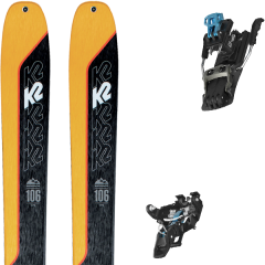 comparer et trouver le meilleur prix du ski K2 Rando wayback 106 + mtn tour black/blue g110 jaune/noir sur Sportadvice