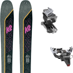 comparer et trouver le meilleur prix du ski K2 Rando talkback 88 + speed radical silver gris/noir sur Sportadvice