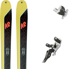 comparer et trouver le meilleur prix du ski K2 Rando wayback 84 + guide 12 gris jaune/noir sur Sportadvice