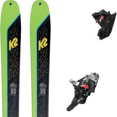 comparer et trouver le meilleur prix du ski K2 Rando wayback 88 + fritschi xenic 10 vert/noir sur Sportadvice