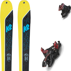 comparer et trouver le meilleur prix du ski K2 Rando talkback 84 + alpinist 12 black/red jaune/noir sur Sportadvice