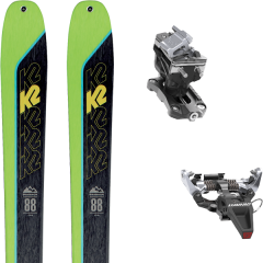 comparer et trouver le meilleur prix du ski K2 Rando wayback 88 + speed radical silver vert/noir sur Sportadvice