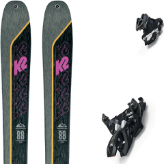 comparer et trouver le meilleur prix du ski K2 Rando talkback 88 + alpinist 12 black/ium gris/noir sur Sportadvice
