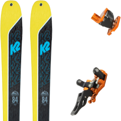 comparer et trouver le meilleur prix du ski K2 Rando talkback 84 + guide 12 orange 19 jaune/noir sur Sportadvice