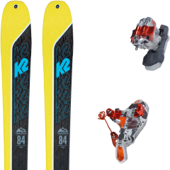 comparer et trouver le meilleur prix du ski K2 Rando talkback 84 + ion lt 12 with leash jaune/noir sur Sportadvice