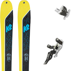 comparer et trouver le meilleur prix du ski K2 Rando talkback 84 + guide 12 gris jaune/noir sur Sportadvice