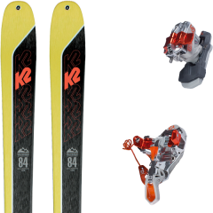 comparer et trouver le meilleur prix du ski K2 Rando wayback 84 + ion lt 12 with leash jaune/noir sur Sportadvice