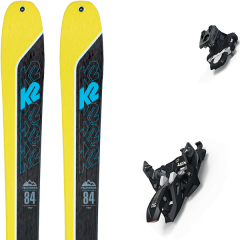 comparer et trouver le meilleur prix du ski K2 Rando talkback 84 + alpinist 9 black/ium jaune/noir sur Sportadvice