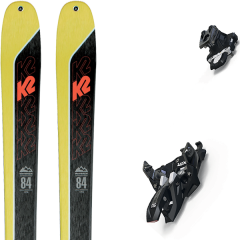 comparer et trouver le meilleur prix du ski K2 Rando wayback 84 + alpinist 9 black/ium jaune/noir sur Sportadvice