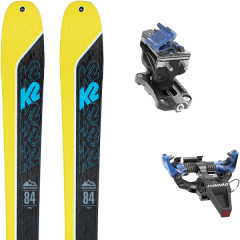 comparer et trouver le meilleur prix du ski K2 Rando talkback 84 + speed radical blue jaune/noir sur Sportadvice