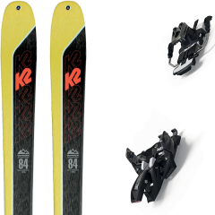 comparer et trouver le meilleur prix du ski K2 Rando wayback 84 + alpinist 12 long travel 90mm black/ium jaune/noir sur Sportadvice