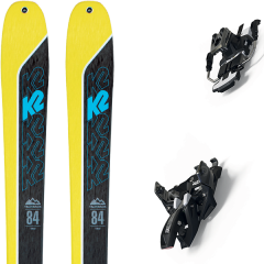 comparer et trouver le meilleur prix du ski K2 Rando talkback 84 + alpinist 12 long travel 90mm black/ium jaune/noir sur Sportadvice