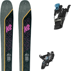 comparer et trouver le meilleur prix du ski K2 Rando talkback 88 + mtn tour black/blue g90 gris/noir sur Sportadvice