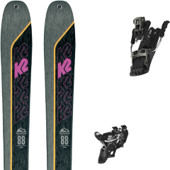 comparer et trouver le meilleur prix du ski K2 Rando talkback 88 + backland tour black/gunmetal 90 gris/noir sur Sportadvice